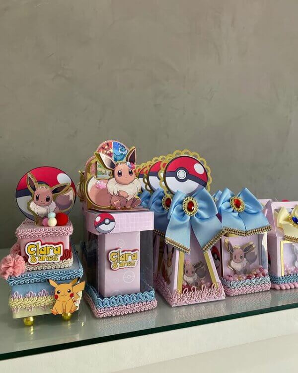 festa pokemon lembrancinha menina
