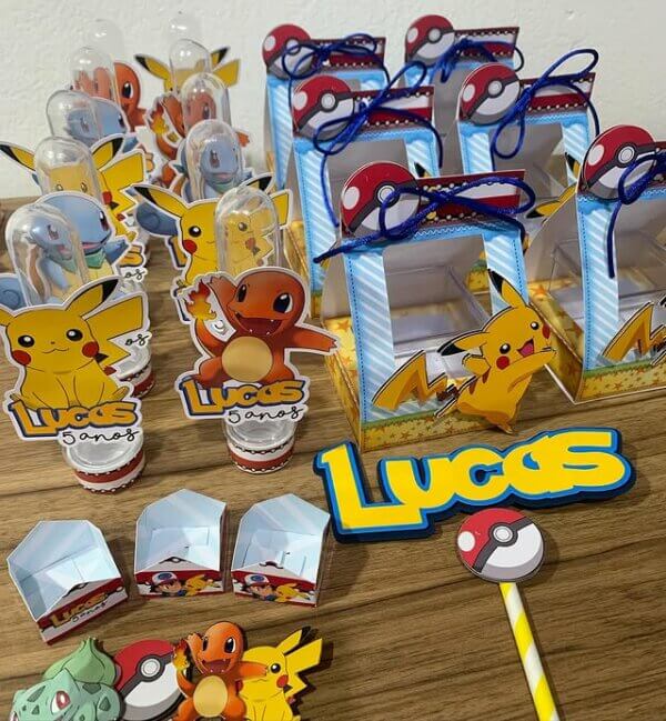 lembrancinha pokemon para festa infantil