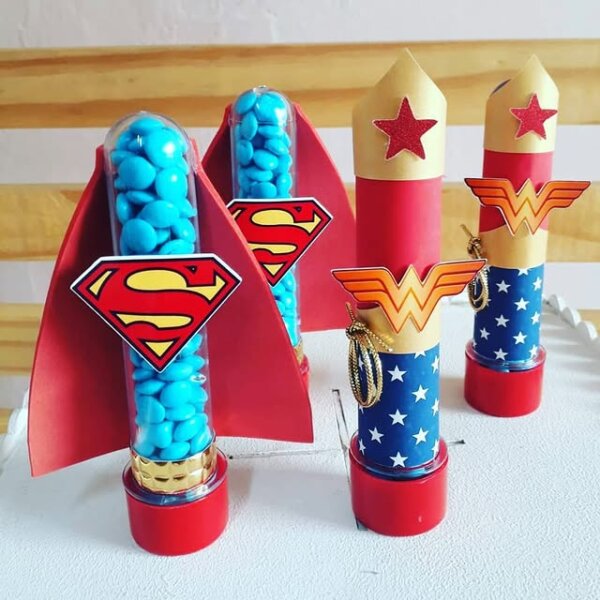 ideia para lembrancinha super homem