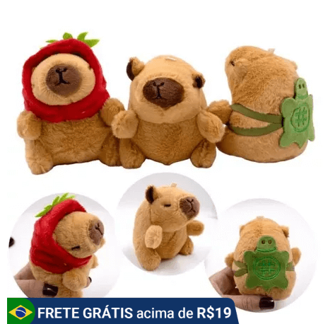 ideia de lembrancinha para decoração capivara