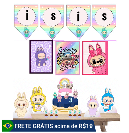 kit para festa labubu