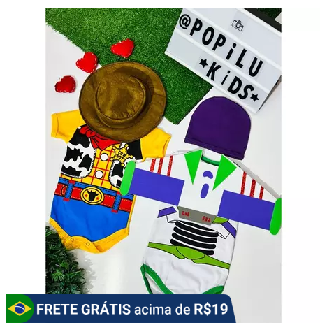 roupa para mesversário toy story