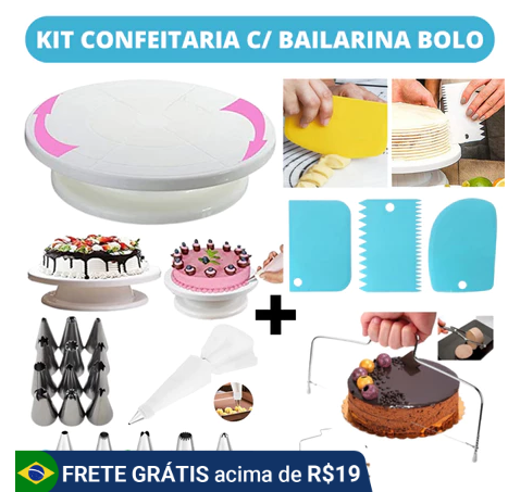 kit confeitaria bolo dinossauro