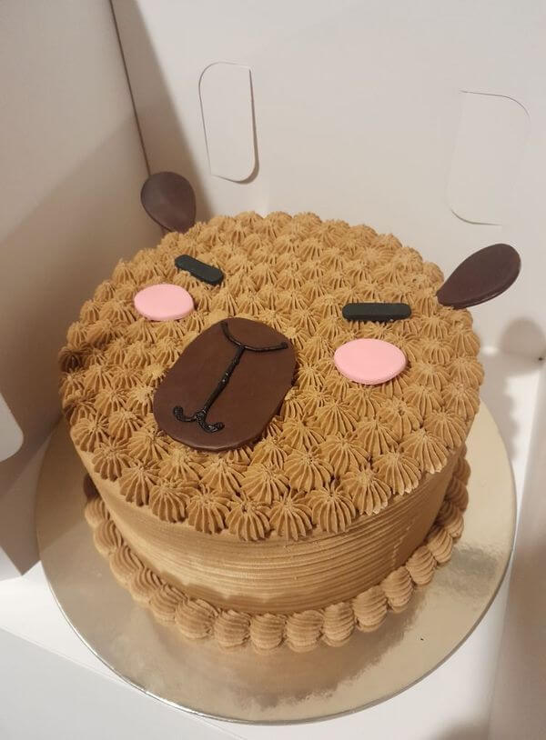 ideia de bolo de capivara