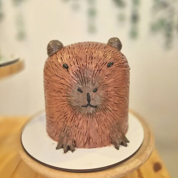 ideia para bolo de capivara