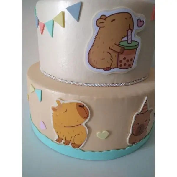 bolo de capivara fake