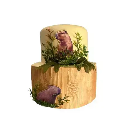 bolo de capivara fake