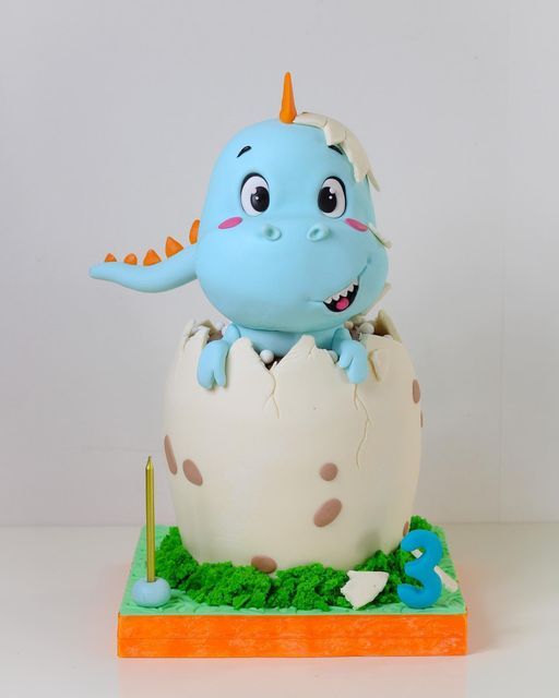 bolo dinossauro festa infantil