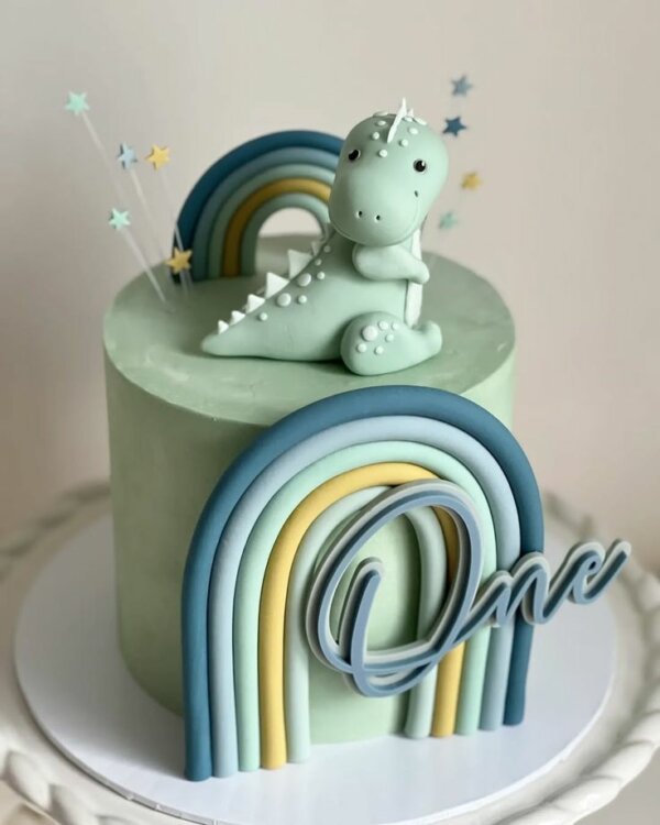 bolo dinossauro festa infantil