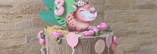 Bolo de Capivara: Ideias Criativas e Fofas para Decorar Sua Festa Infantil