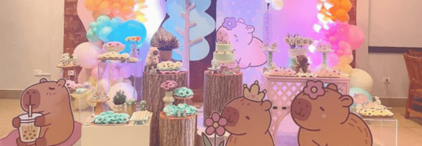 Decoração Capivara: ideias criativas para sua festa de aniversário