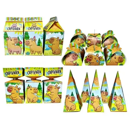 caixa para lemrbancinha capivara
