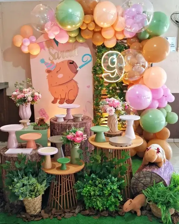 ideia de festa capivara
