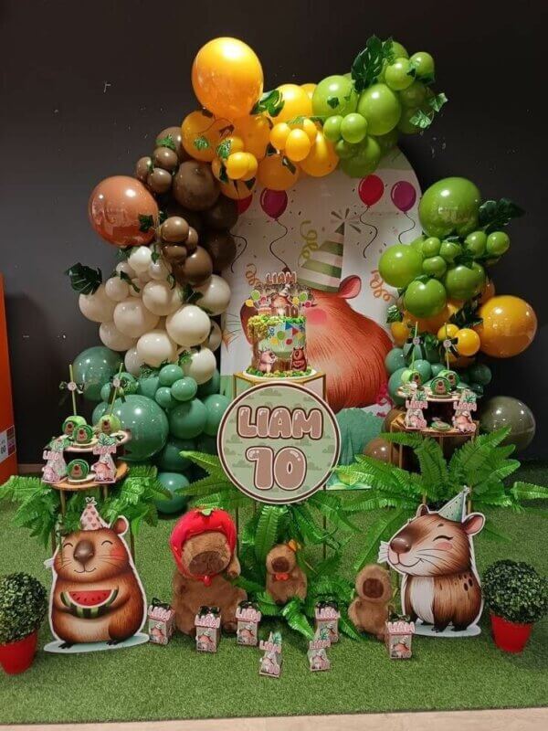 ideia de decoração capivara