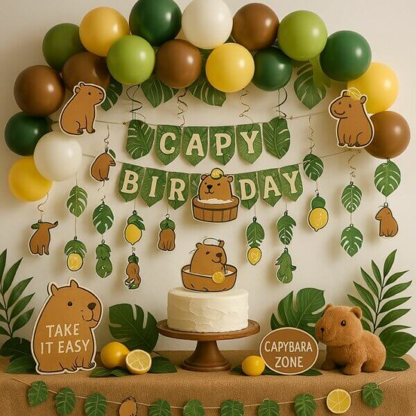festa infantil capivara