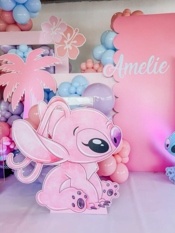 festa stitch e angel ideias