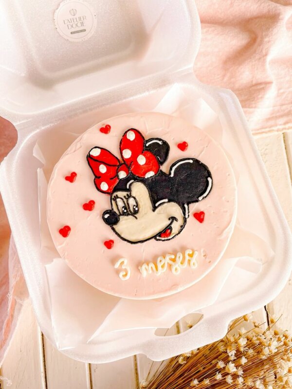 bolo mesversário da minnie