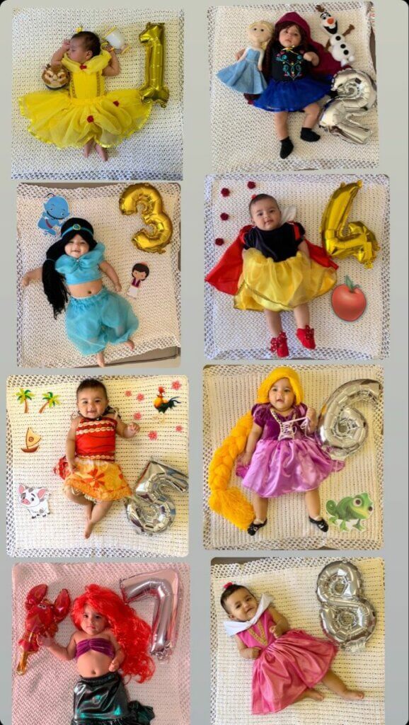 ideias de mesversário princesas