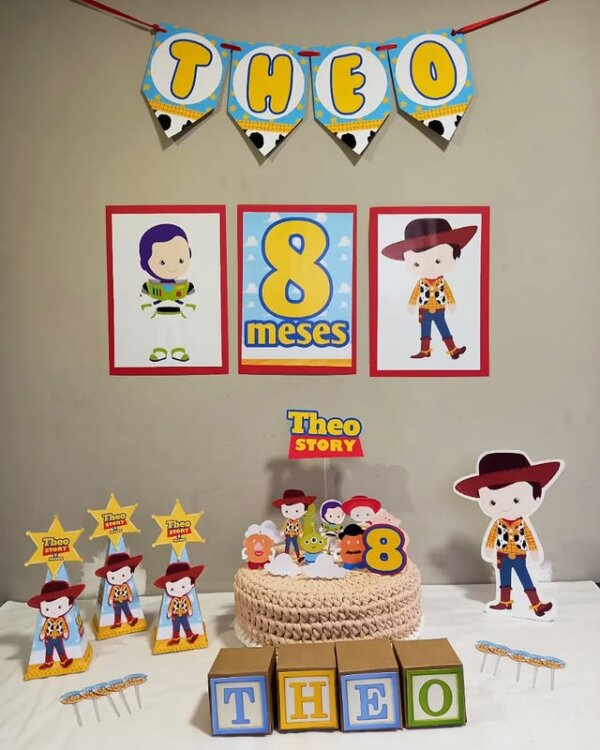ideia de mesversário toy story