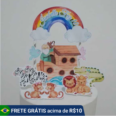 ideia para bolo arca de noé
