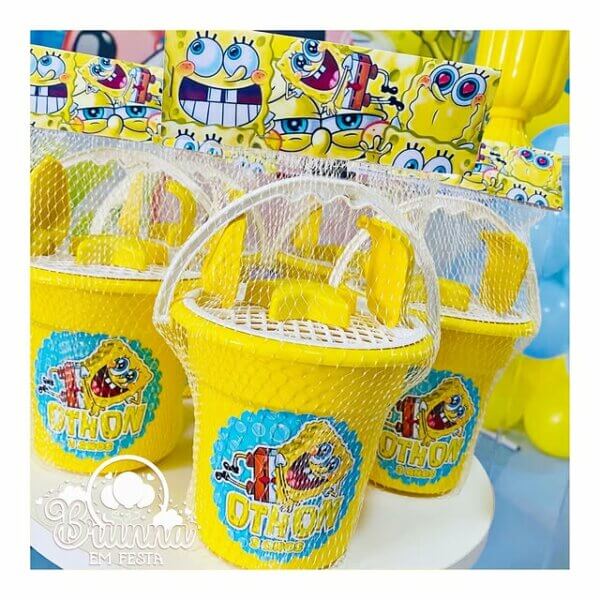 lembrancinha do bob esponja