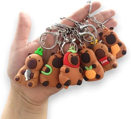 chaveiro para lembrancinha capivara