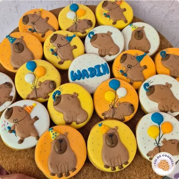 ideia de lembrancinha capivara