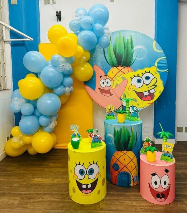 ideia de decoração bob esponja