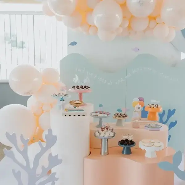 ideia de festa tema baleia