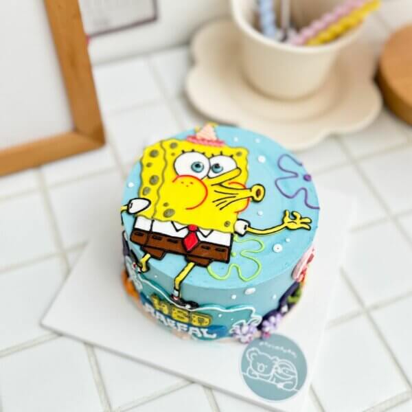 ideia para bolo bob esponja