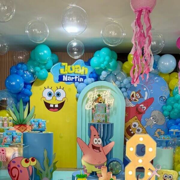 ideia para decoração bob esponja