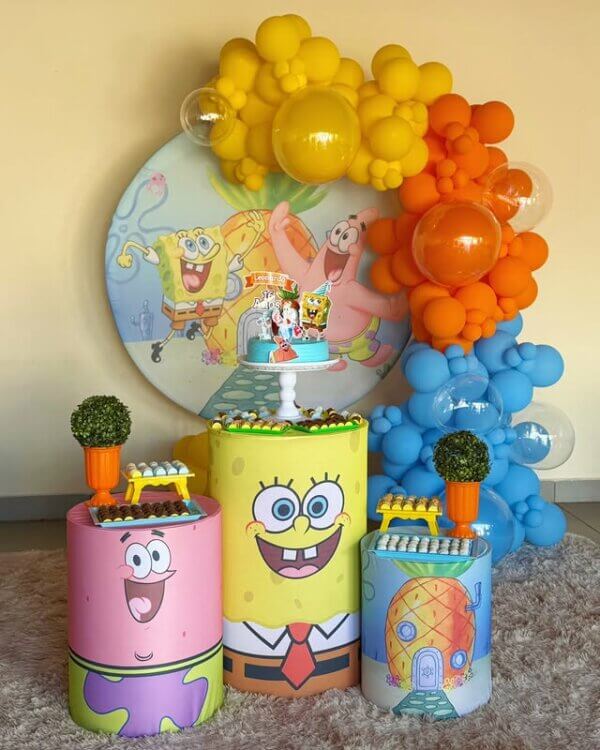 festa tema bob esponja