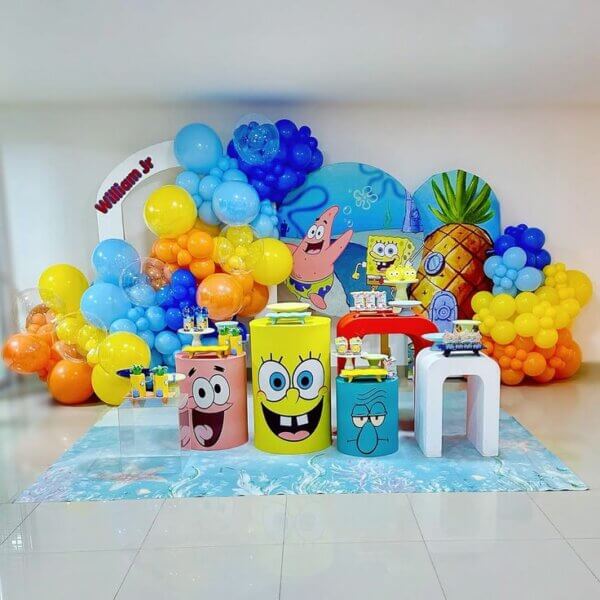 ideia festa infantil bob esponja