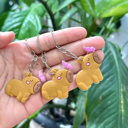 chaveiro lembrancinha capivara