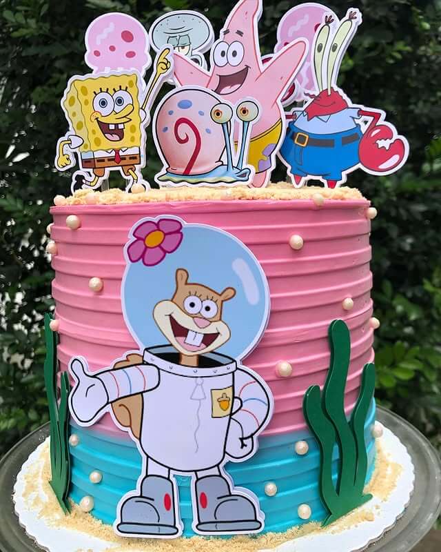 Bolo Bob Esponja: +80 ideias para festa infantil