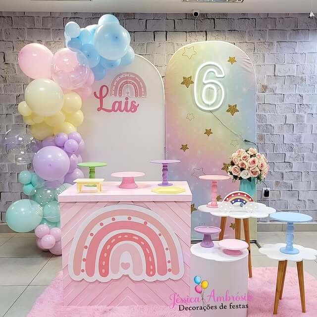 Festa Arco-Íris: ideias criativas de decoração, bolo e lembrancinhas