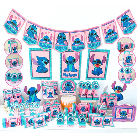 kit para festa do stitch