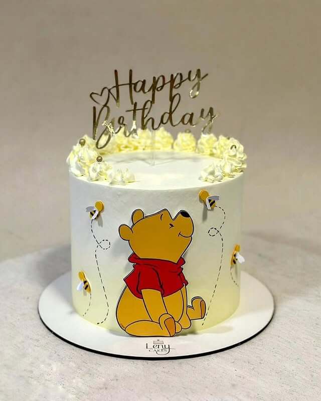 Bolo Ursinho Pooh: tudo para sua festa infantil - Bolo Guaraná