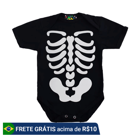 body para mesversário halloween