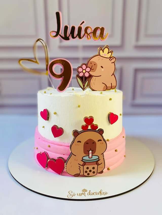 Bolo de Capivara: Ideias Criativas e Fofas para Sua Festa Infantil