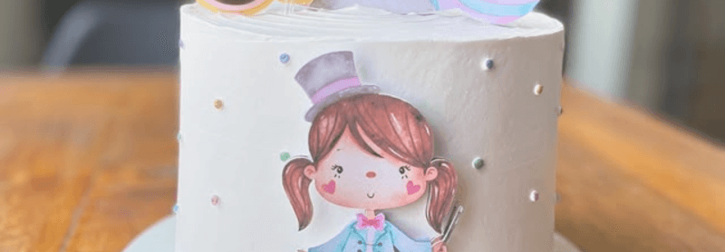 ideias bolo circo rosa