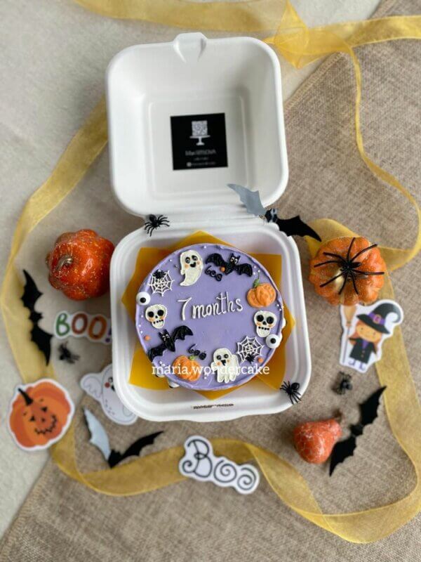 bentô cake mesversário halloween