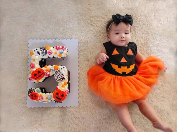 mesversário halloween menina