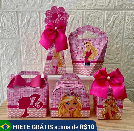 kit lembrancinha festa infantil barbie