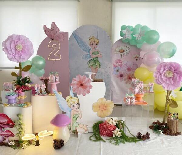 ideia de decoração da sininho