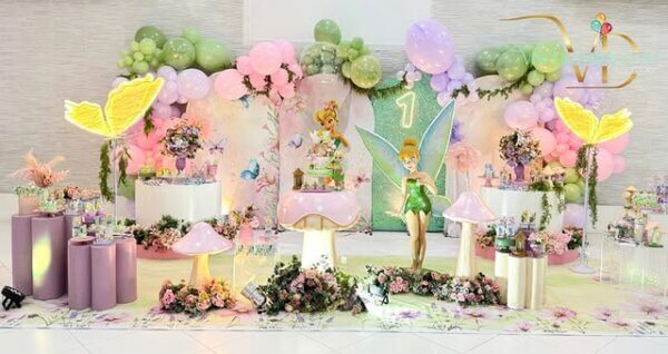 decoração sininho festa infantil