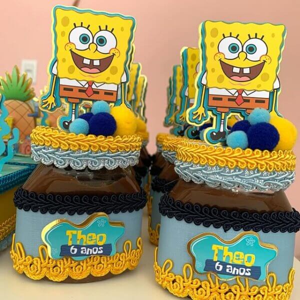 festa infantil lembrancinha do bob esponja
