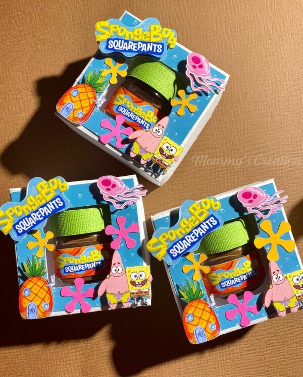 nutella lembrancinha do bob esponja