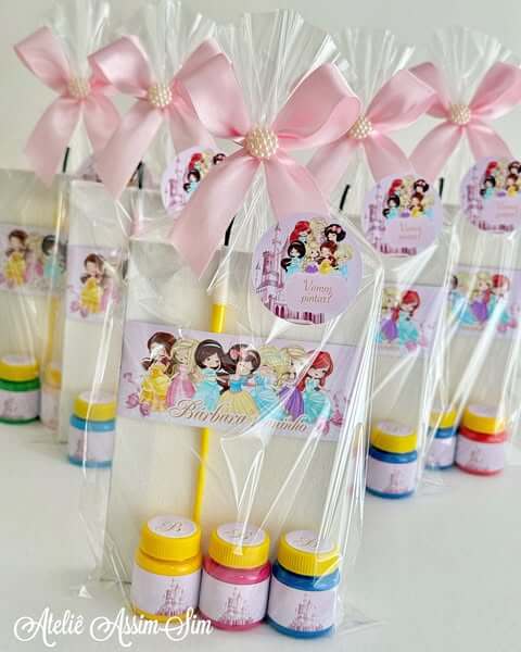 ideia lembrancinha festa infantil princesas