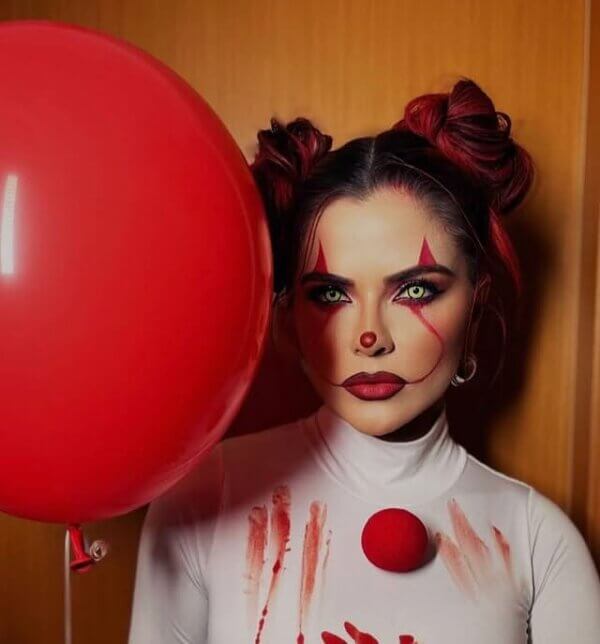 ideia de maquiagem haloween